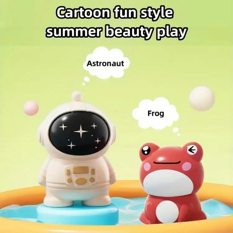 Summer Children Cartoon Bared Water Toys Outdoor Water Play Toys, Style: Astronaut Blue