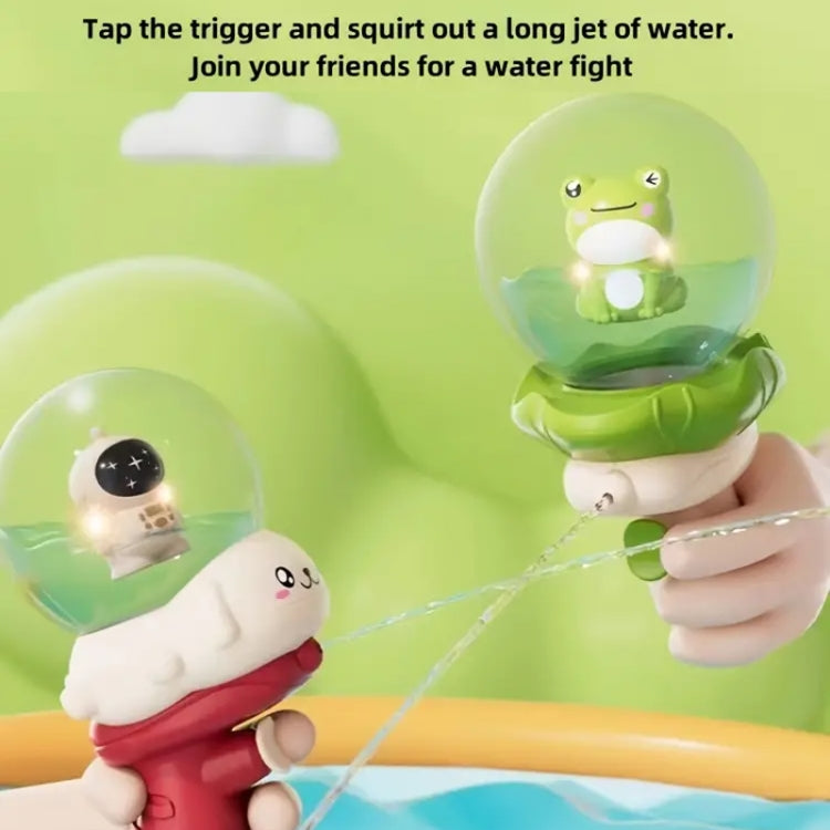 Summer Children Cartoon Bared Water Toys Outdoor Water Play Toys, Style: Astronaut Blue