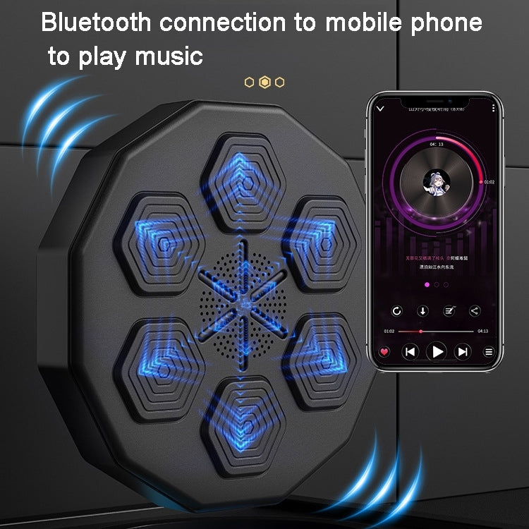 Bluetooth Intelligent Music Boxing Trainer Wall Mounted Electronic Boxing Practice With Children Gloves