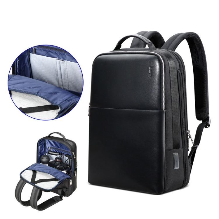 Bopai 61-18911 Large Capacity Waterproof Travel Laptop Backpack With USB+Type-C Port, Color: Deluxe