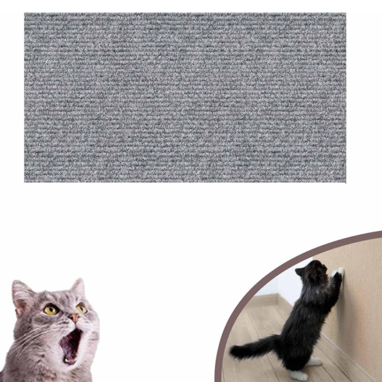 30 x 100cm Trimmable Self-Adhesive Cat Scratching Mat DIY Climbing Cat Scratcher