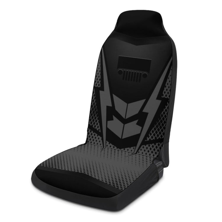 Car Universal Printed Seat Protector Automobile Decoration Supplies - Black