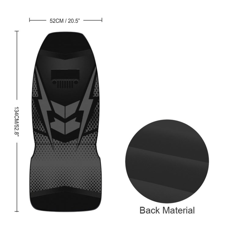 Car Universal Printed Seat Protector Automobile Decoration Supplies - Black