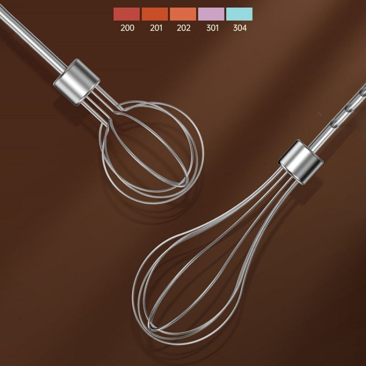 Wireless Mini Handheld Multi-Function Electric Stirring Mixer, Color: Double Stick Beige - 5 Gear