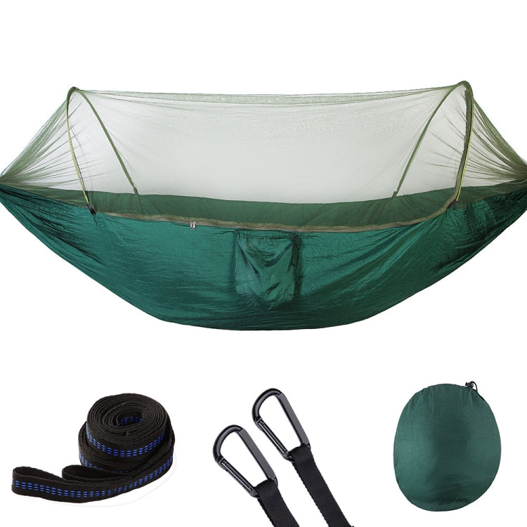 250 x 120cm Anti-mosquito Hammock and Tarp Set Waterproof Sunshade Camping Supplies - Camouflage + Camouflage
