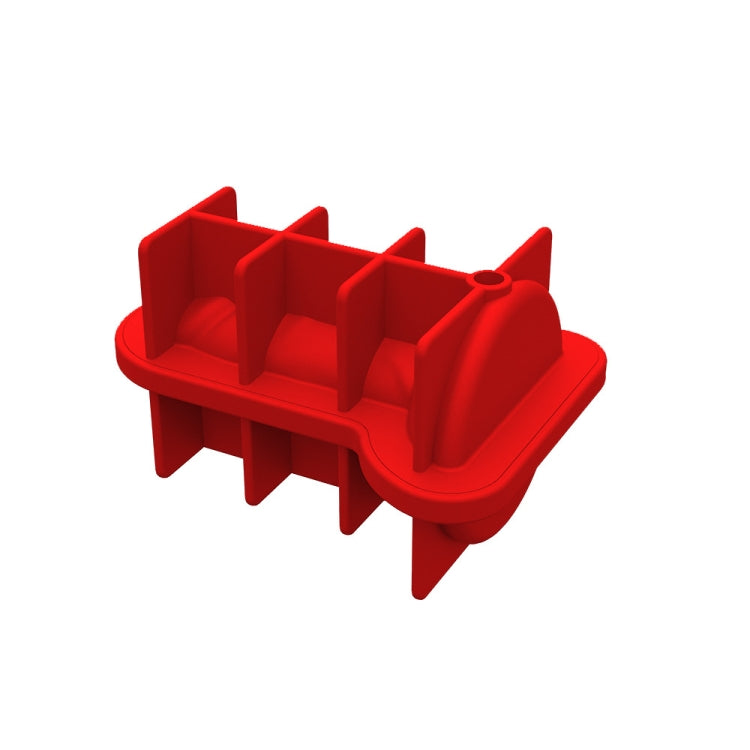 Small Spoof Ice Lattice Mold With Lid Whiskey Ice Maker Self-Sealing Silicone Ice Molds