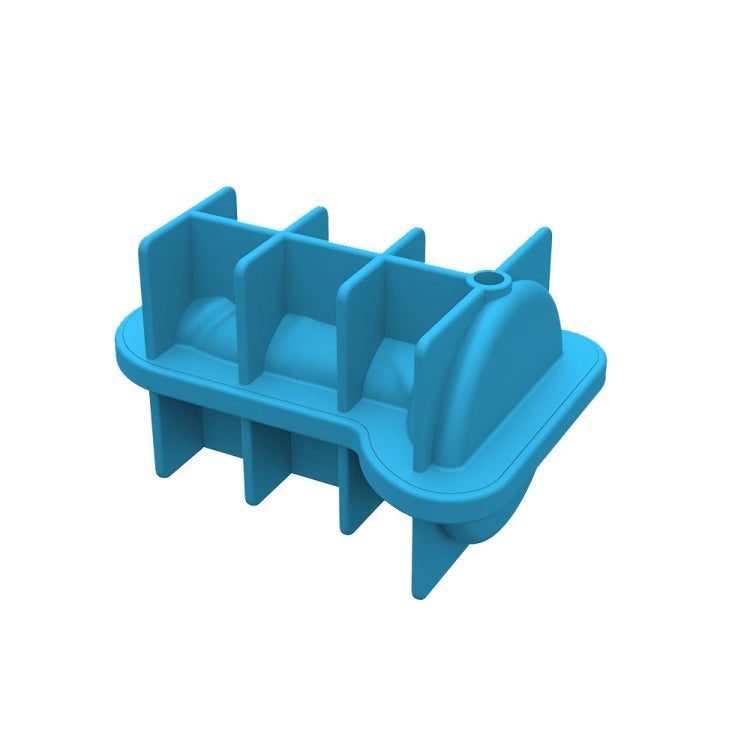 Small Spoof Ice Lattice Mold With Lid Whiskey Ice Maker Self-Sealing Silicone Ice Molds