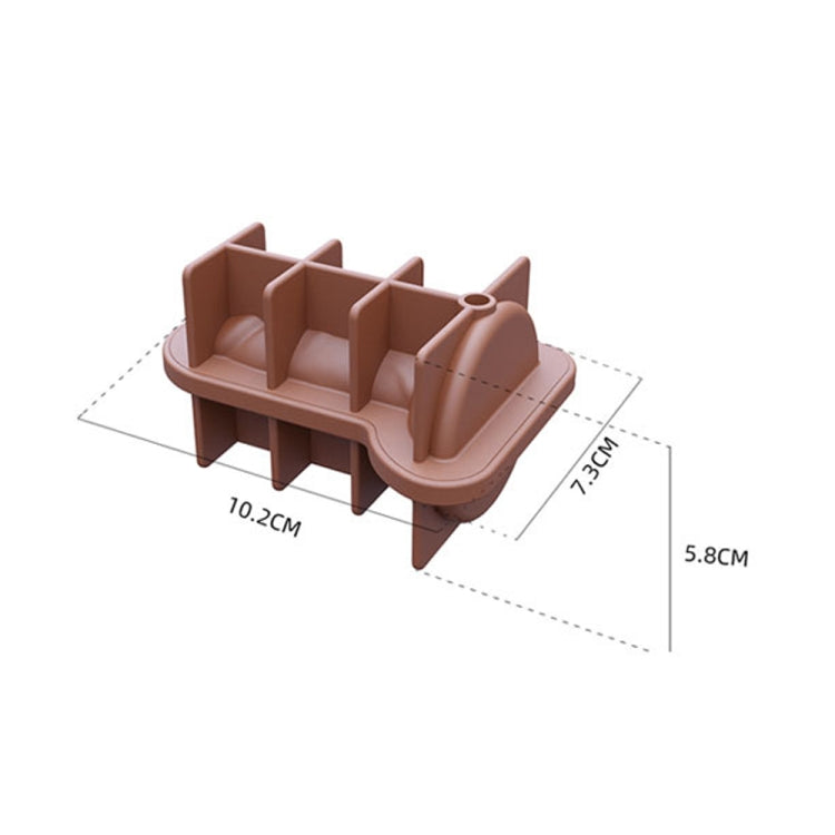 Small Spoof Ice Lattice Mold With Lid Whiskey Ice Maker Self-Sealing Silicone Ice Molds