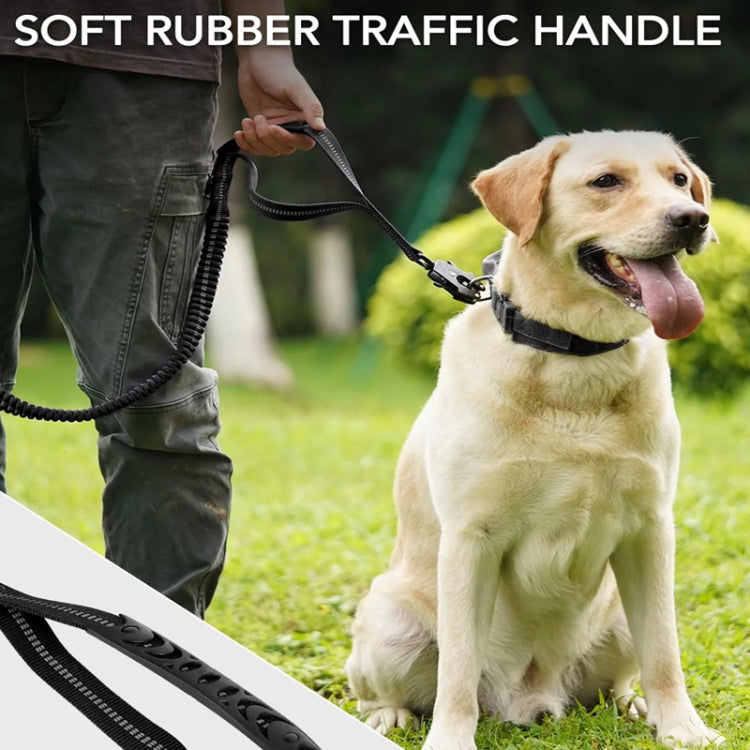 Heavy Duty Bungee Dog Leash Reflective Shock Absorbing Leashes for Medium Large Dogs