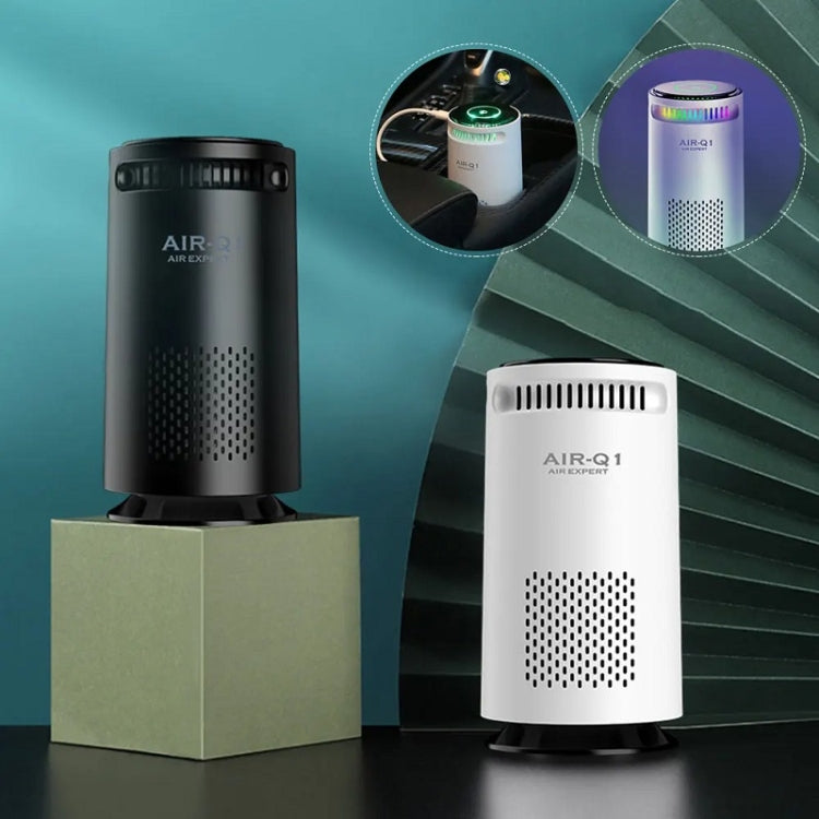 Car Negative Ion Air Purifier Odor Removal Aromatherapy