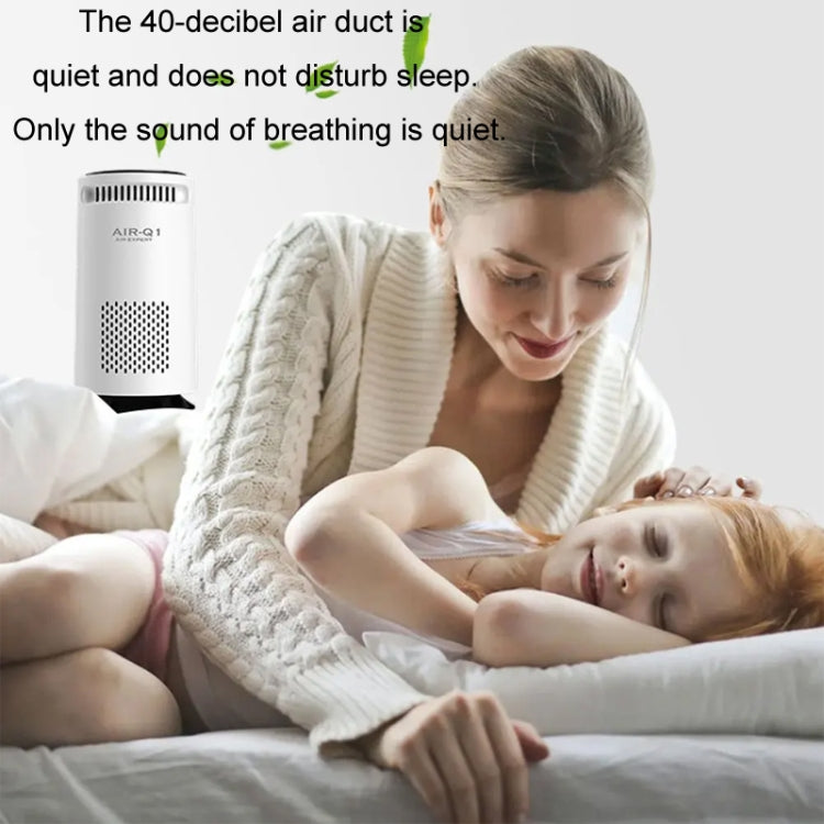 Car Negative Ion Air Purifier Odor Removal Aromatherapy