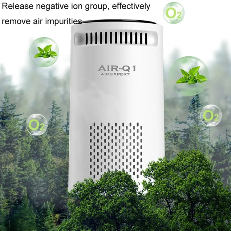 Car Negative Ion Air Purifier Odor Removal Aromatherapy