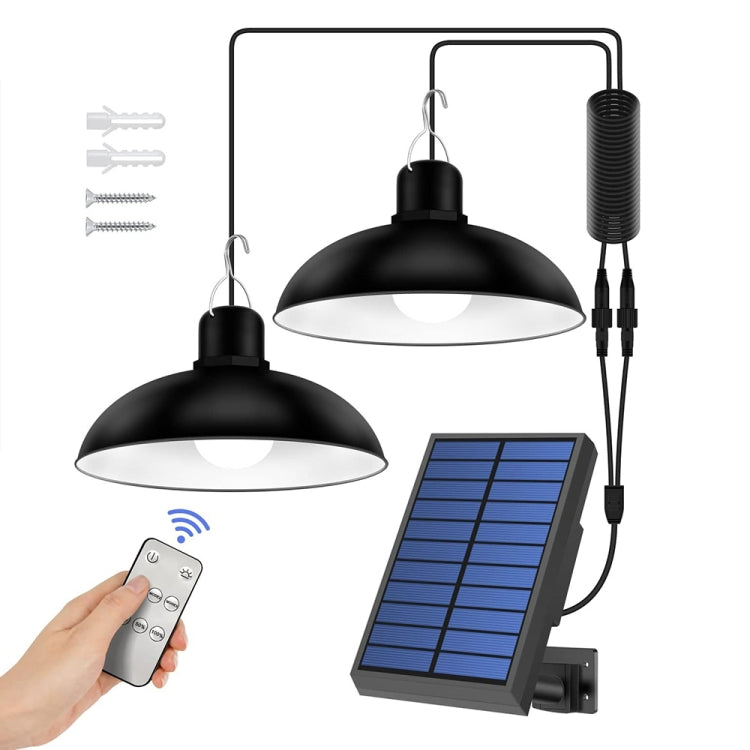 IP65 Waterproof Outdoor Solar LED Bulb Chandelier Indoor Lights, Spec: Single White Light no Remote
