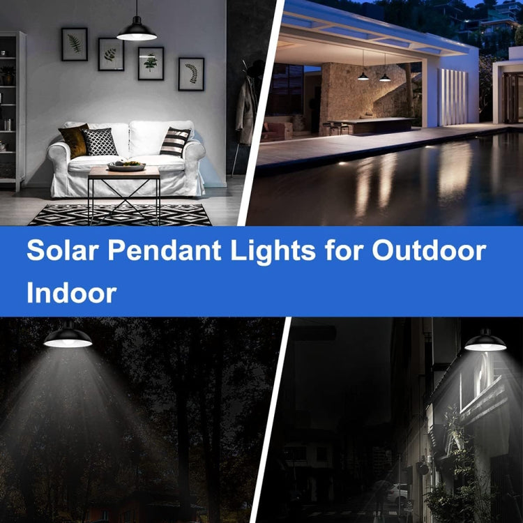 IP65 Waterproof Outdoor Solar LED Bulb Chandelier Indoor Lights, Spec: Double White Light with Remote