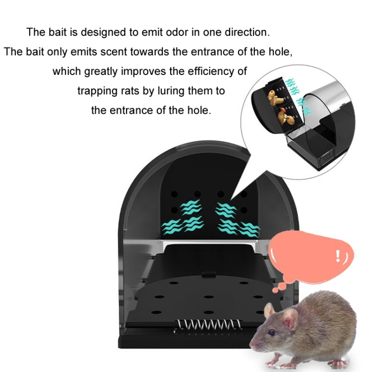 Household Transparent Plastic Highly Sensitive Automatic Pedal Mousetrap - SJZ034