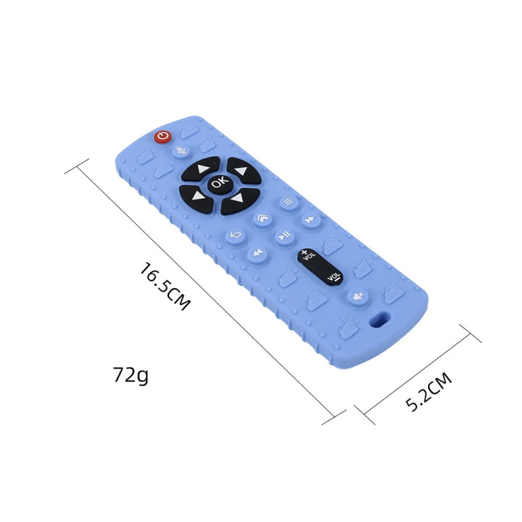 Baby Simulation Silicone Remote Control Can Press Tooth Glue Preventing Eating Hands Teething Stick, Color: 2nd Generation Green