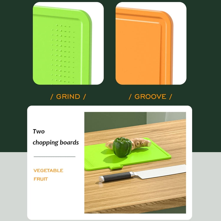 UV Disinfection Drying Knife Chopsticks Storage Holder With Cutting Board Green