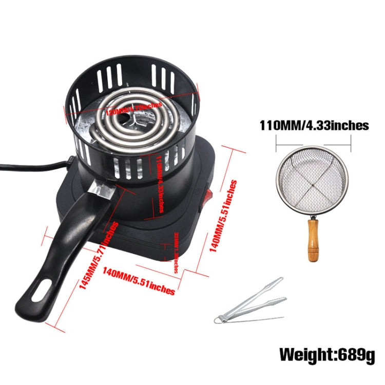 Hookah Coconut Charcoal Stove Outdoor Fire Making Tools, Specification: EU Plug