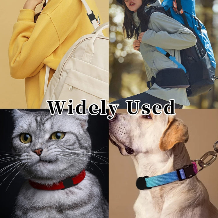 For AirTag 2nd Gen / AirTag 1st Gen Pet Collar Tracker Silicone Case Dog Anti-Lost Device Protective Cover