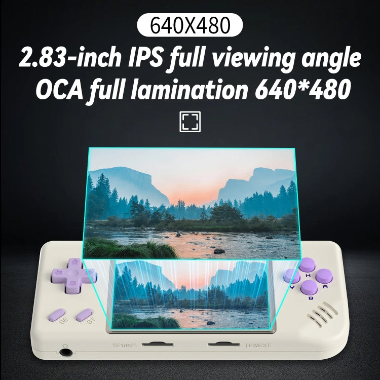 ANBERNIC RG28XX Retro Handheld Game Console 2.83-Inch IPS Screen Linux OS 64GB