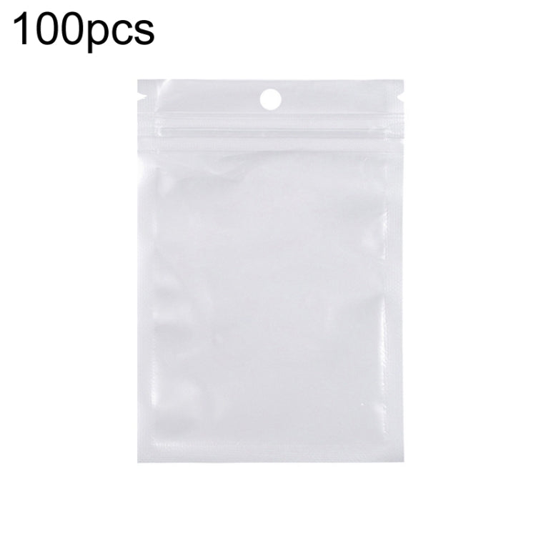 16 x 20cm 100pcs Pearlescent Film Packaging Ziplock Bag Translucent Plastic Self-Sealing Bags