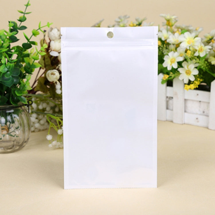 9 x 12cm 100pcs Pearlescent Film Packaging Ziplock Bag Translucent Plastic Self-Sealing Bags