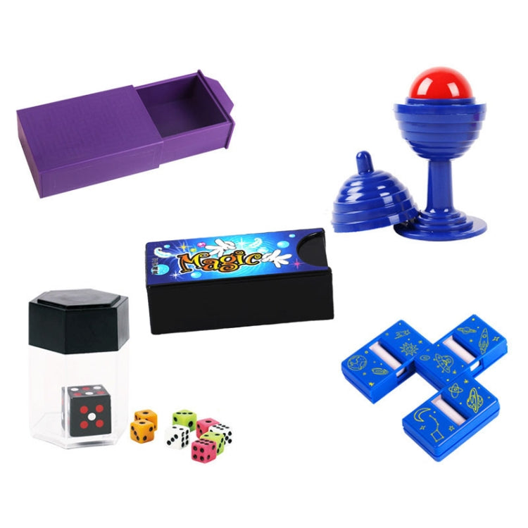 5 In 1 Children Magic Props Gift Set Students Festival Talent Toys Magic Box