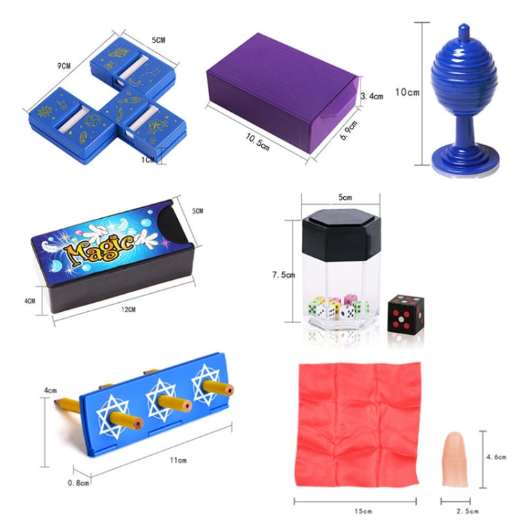 5 In 1 Children Magic Props Gift Set Students Festival Talent Toys Magic Box