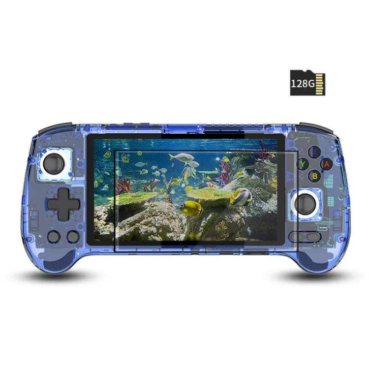ANBERNIC RG556 Handheld Game Console Android 13 System 5.48-Inch AMOLED Screen WIFI Bluetooth Game Player 128GB+128GB