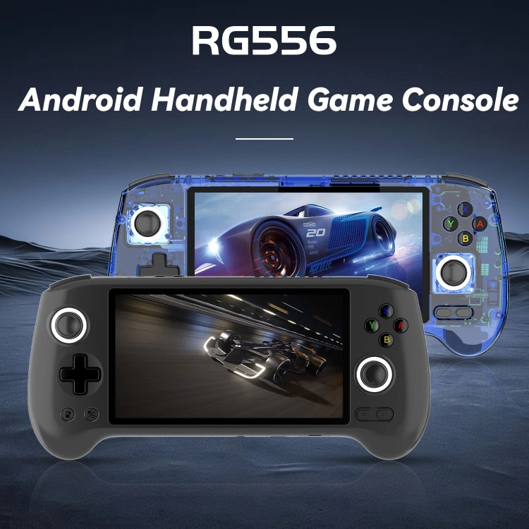 ANBERNIC RG556 Handheld Game Console Android 13 System 5.48-Inch AMOLED Screen WIFI Bluetooth Game Player 128GB+128GB