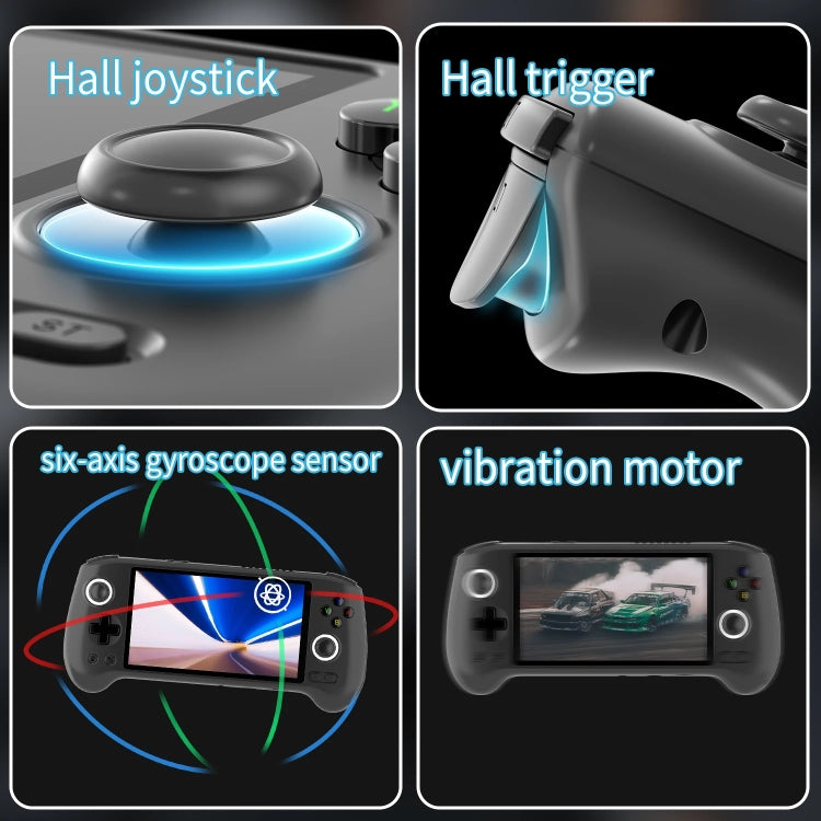 ANBERNIC RG556 Handheld Game Console Android 13 System 5.48-Inch AMOLED Screen WIFI Bluetooth Game Player 128GB+128GB