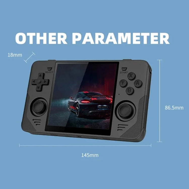 POWKIDDY RGB30  4 Inch IPS Screen Handheld Game Console Built In WIFI＋Bluetooth 16GB+64GB - Black