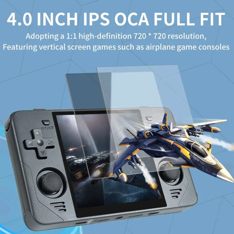 POWKIDDY RGB30  4 Inch IPS Screen Handheld Game Console Built In WIFI＋Bluetooth 16GB+128GB - White