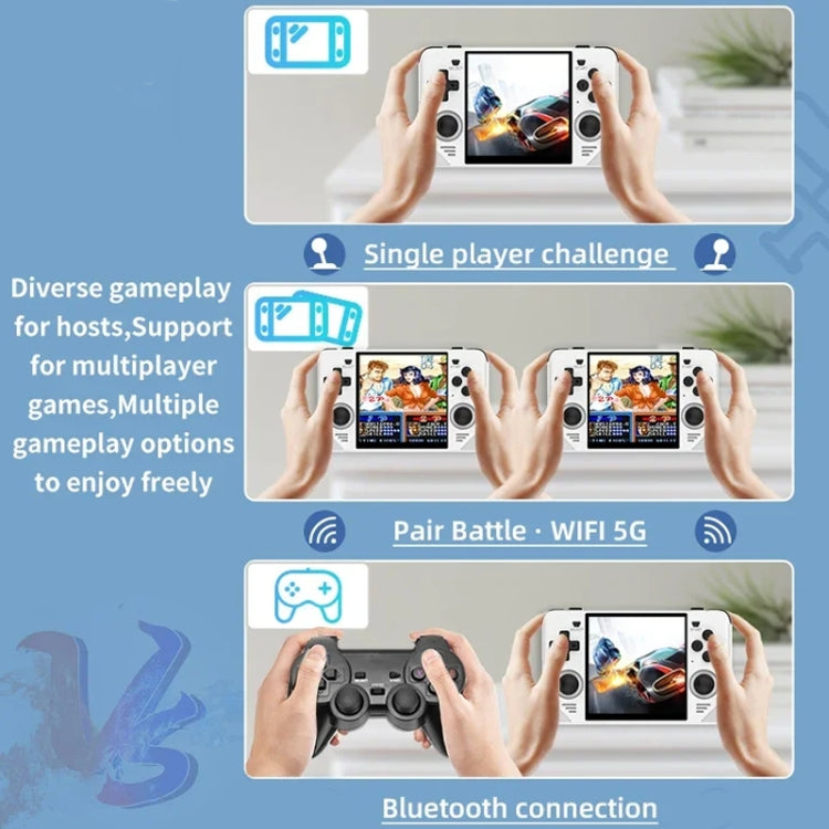 POWKIDDY RGB30  4 Inch IPS Screen Handheld Game Console Built In WIFI＋Bluetooth 16GB+64GB - Blue
