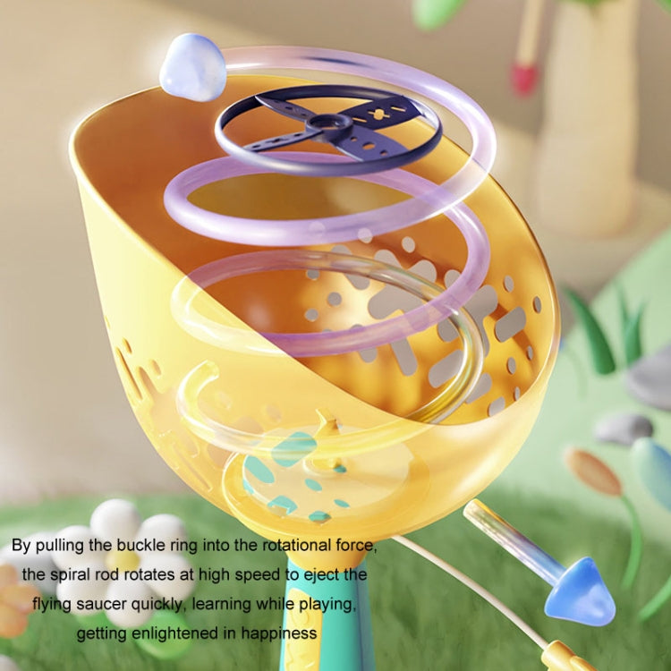 Children Discs Flying Toy Throwing Catapult Disk Dragonfly Outdoor Sports Interactive Toy