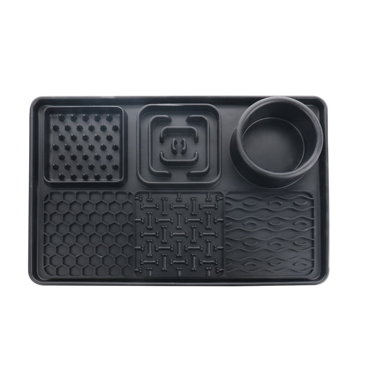Rectangular Silicone Suction Cup Pet Dog Slow Food Pad