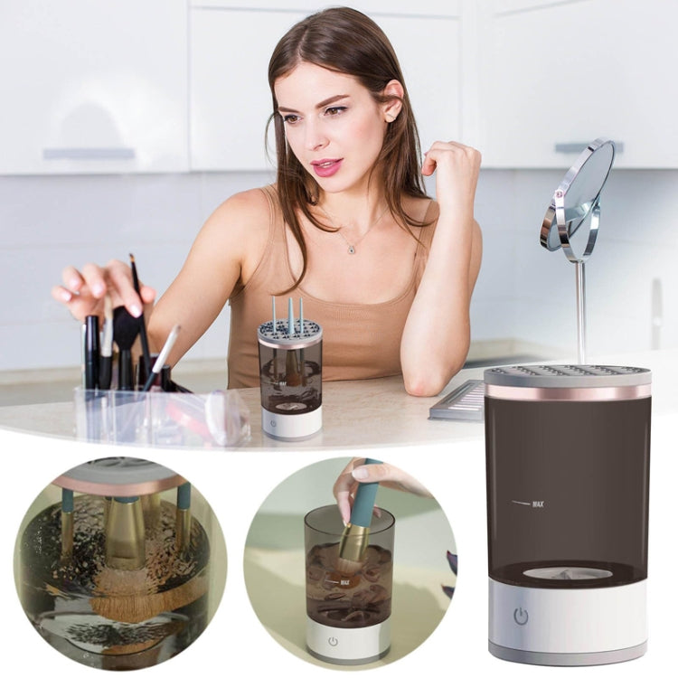 Electrical Makeup Tool Cleaner USB Plug-In Brush Cleaning Organizer