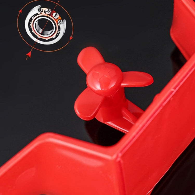 Car Mini Rear Wing Without Punching Decorative Stickers, Color: White Without Wind Leaves