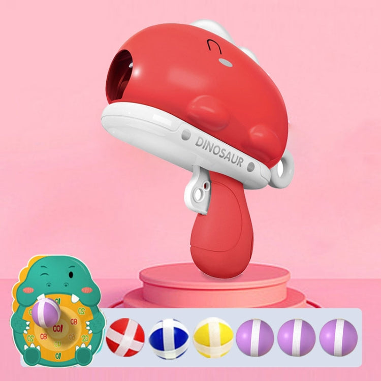 Children Dinosaur Sticky Balls Target Shooting Parent-child Interactive Outdoor Sports Toy, Color: Dinosaur Red