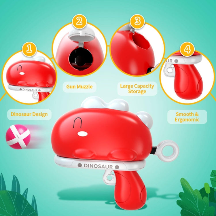 Children Dinosaur Sticky Balls Target Shooting Parent-child Interactive Outdoor Sports Toy, Color: Dinosaur Red