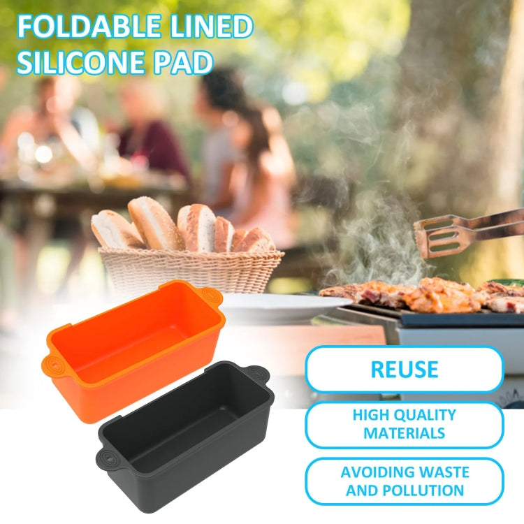 For Blackstone Baked Oil Box Silicone Inner Linery Baking Dish Oil Collector Barbecue Cup Pad