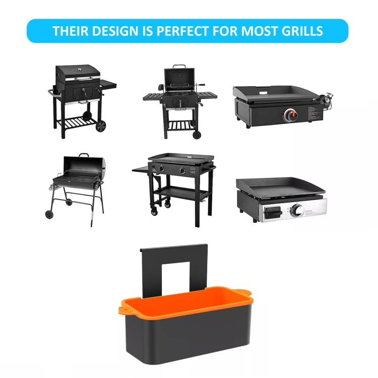 For Blackstone Baked Oil Box Silicone Inner Linery Baking Dish Oil Collector Barbecue Cup Pad
