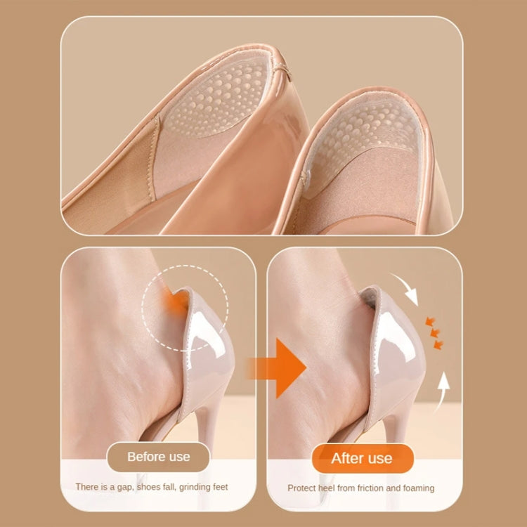 1pair Anti-Friction High Heel Stickers Ladies Shoe Size Adjustment Anti Heel Drop Tool, Model: Thin