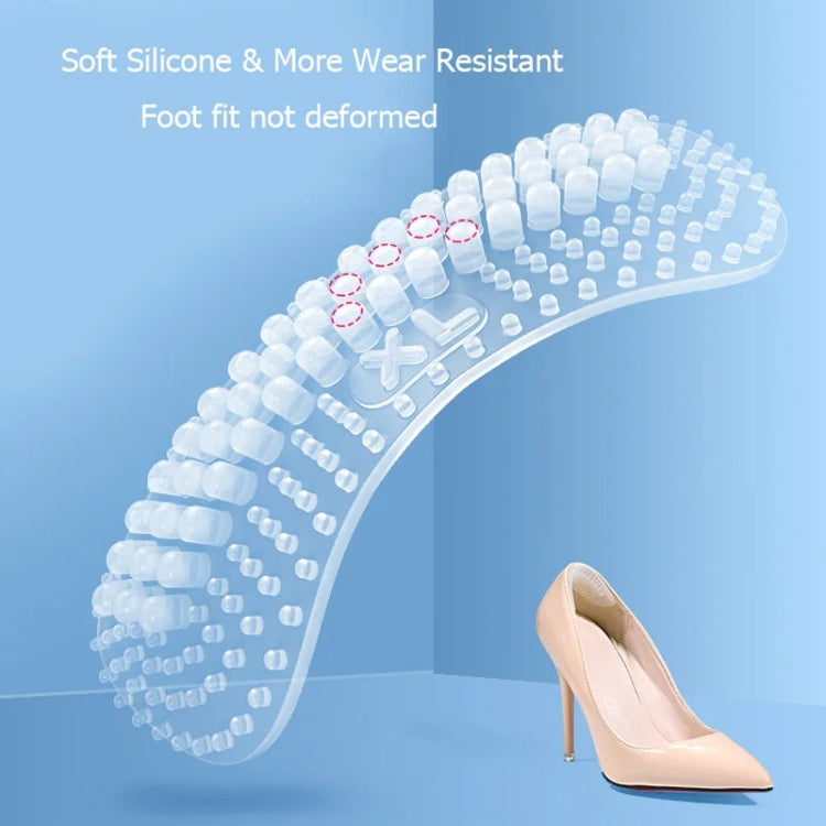 1pair Anti-Friction High Heel Stickers Ladies Shoe Size Adjustment Anti Heel Drop Tool, Model: Thick