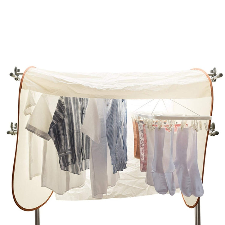 Outdoor Clothes Drying Dustproof Rainproof Sun Protection Cover, Color: Beige