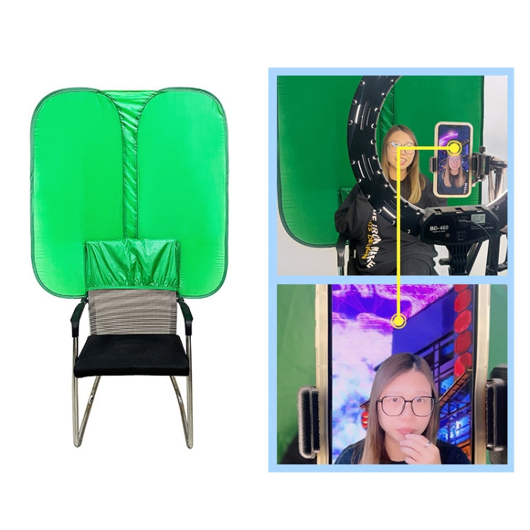 Live E-sports Double-sided Background Cutout Green Screen For Chair - 0.42kg