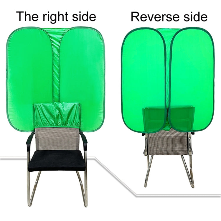Live E-sports Double-sided Background Cutout Green Screen For Chair - 0.42kg