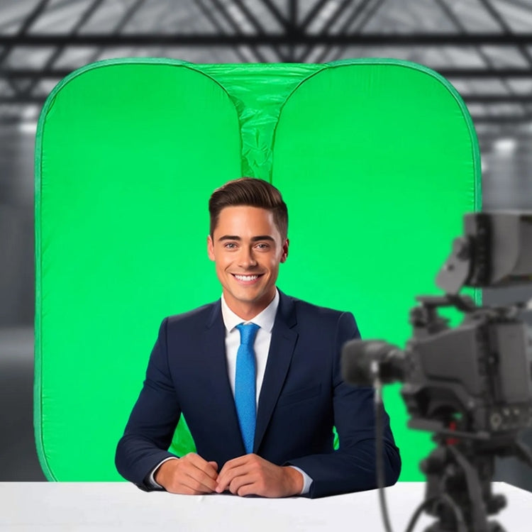 Live E-sports Double-sided Background Cutout Green Screen For Chair - 0.42kg