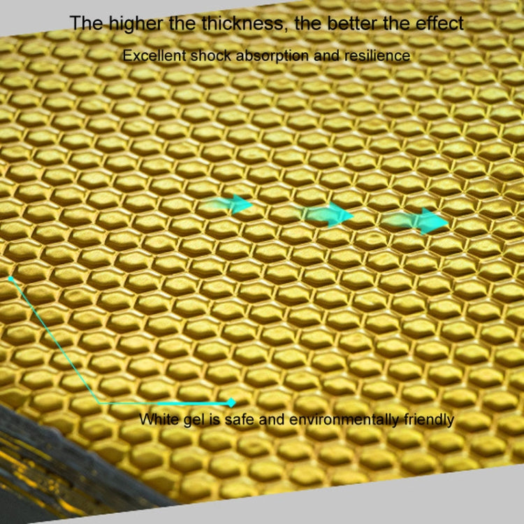 50x20cm Sewer Pipe Self-Adhesive Soundproofing Damping Sheet Car Acoustic Panel