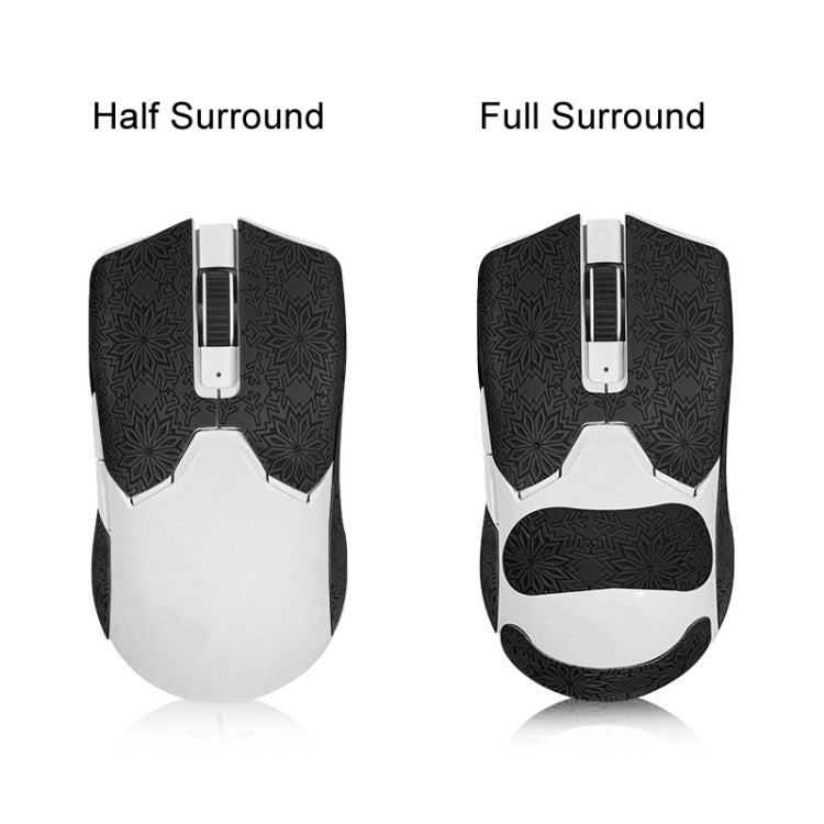 Snowflake Pattern Anti-slip Mouse Stickers For Razer Viper Mini Blue Full Surround